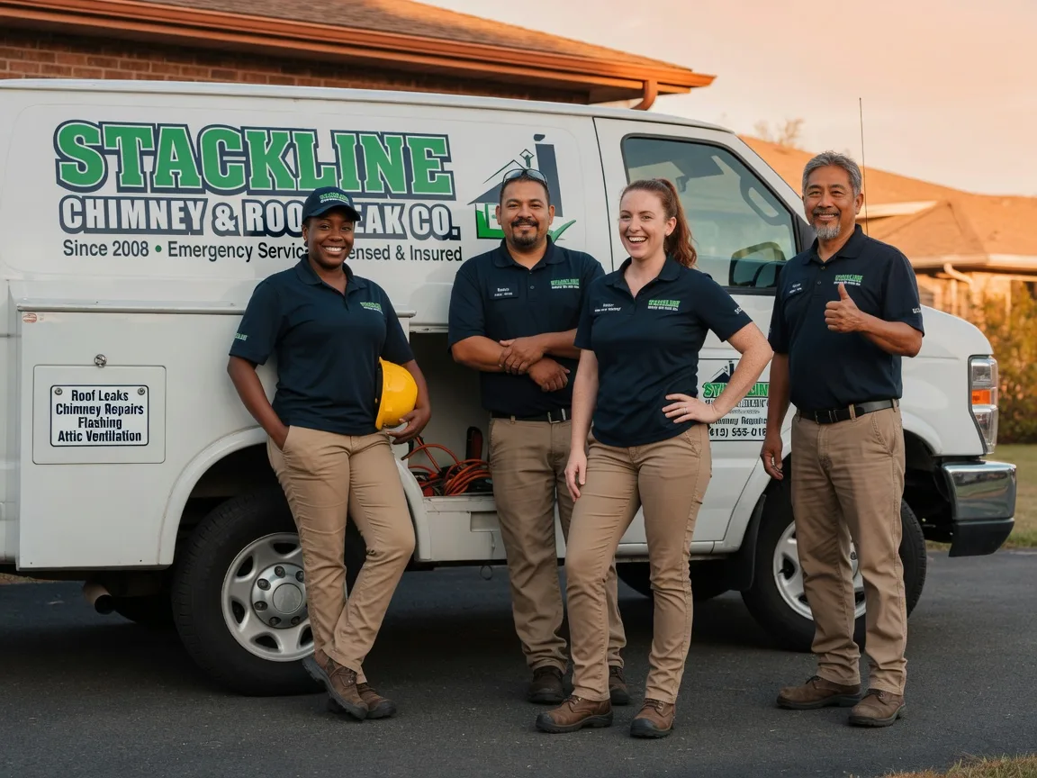 Chimney flashing repair company in Plano, IA